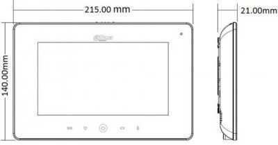 Dahua DHI-VTH5221DW-S2 IP видеомониторы фото, изображение